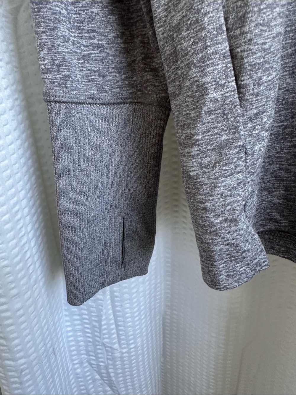 Nike Grey Quarter-Zip Pullover Top - Picture 4 of 5